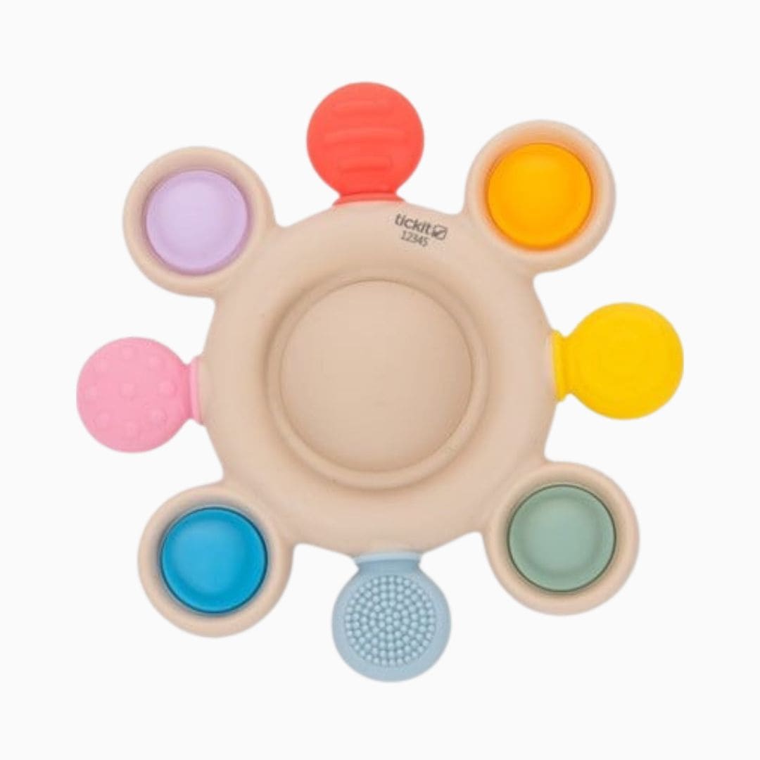 Tickit bijtspeelgoed silisoft rainbow regenboog