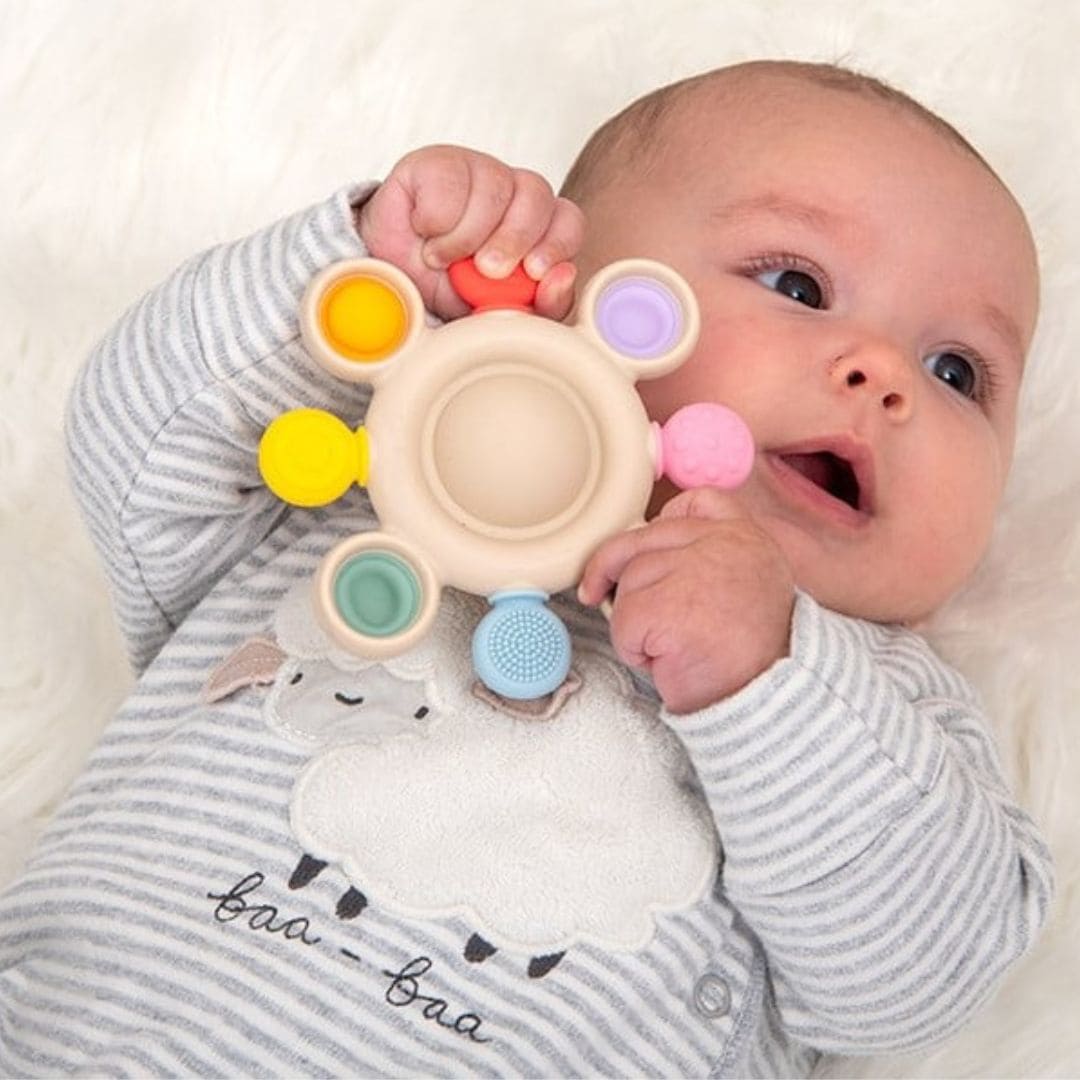 Tickit bijtspeelgoed silisoft rainbow regenboog