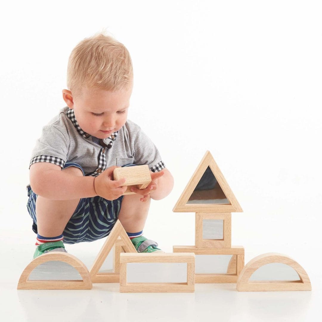 Toyvian Rond houten labyrintbord: Rond houten doolhofpuzzelbord