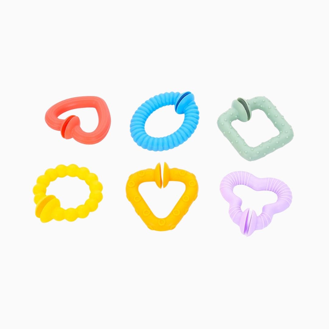 Tickit Silisoft Pop Loops in regenboog kleuren