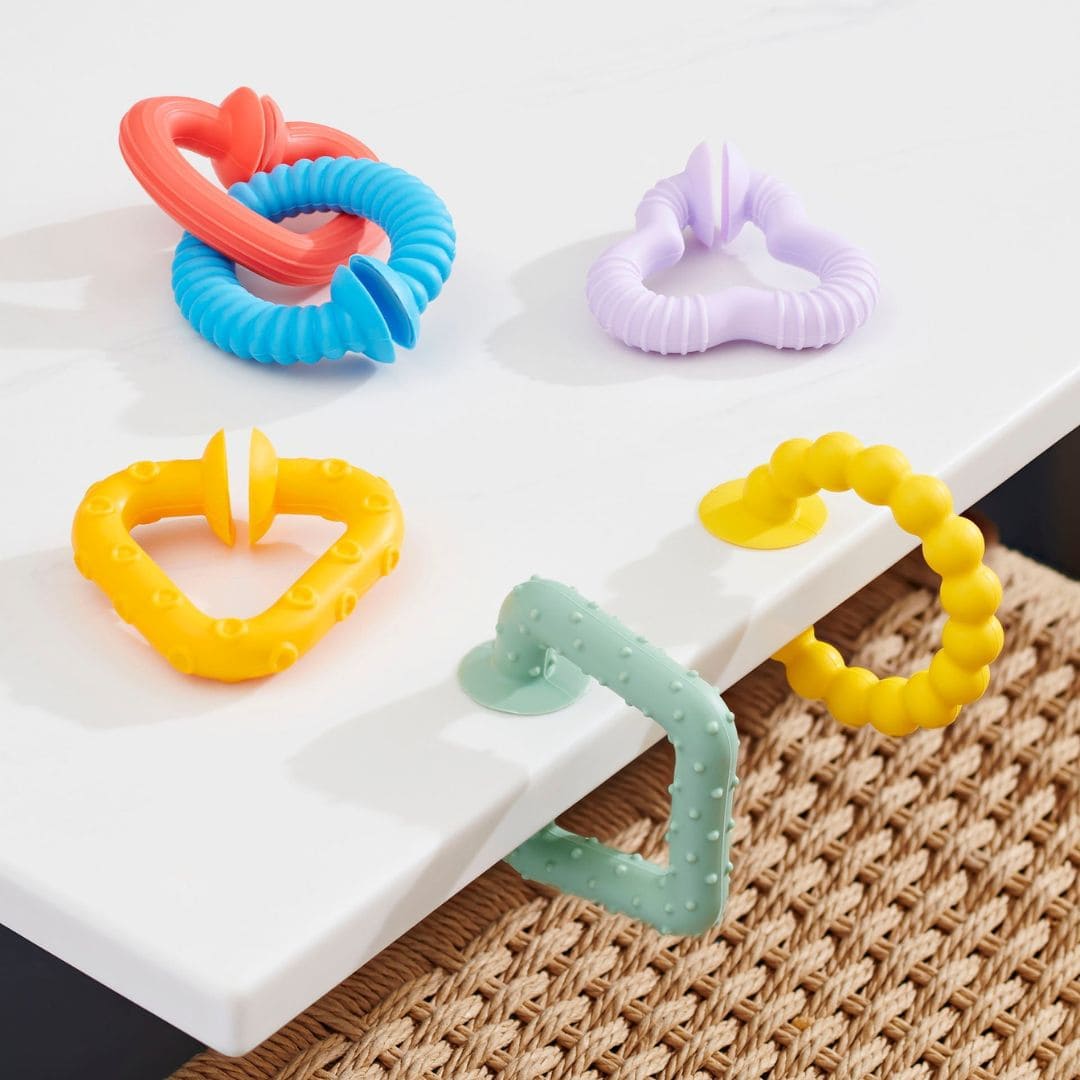 Tickit Silisoft Pop Loops in regenboog kleuren