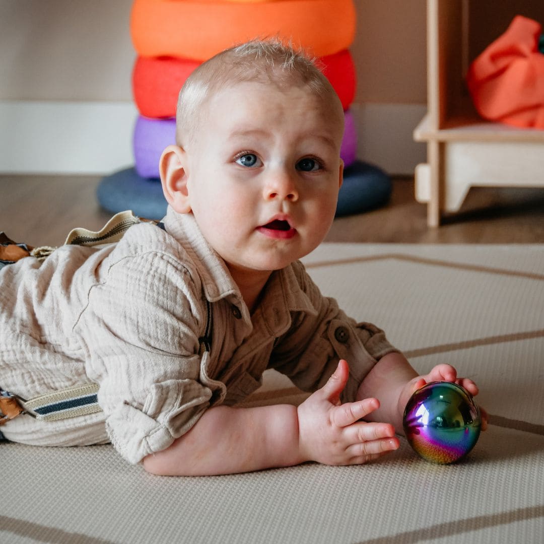 tickit relflecterende sensorische ballen in metallic kleuren