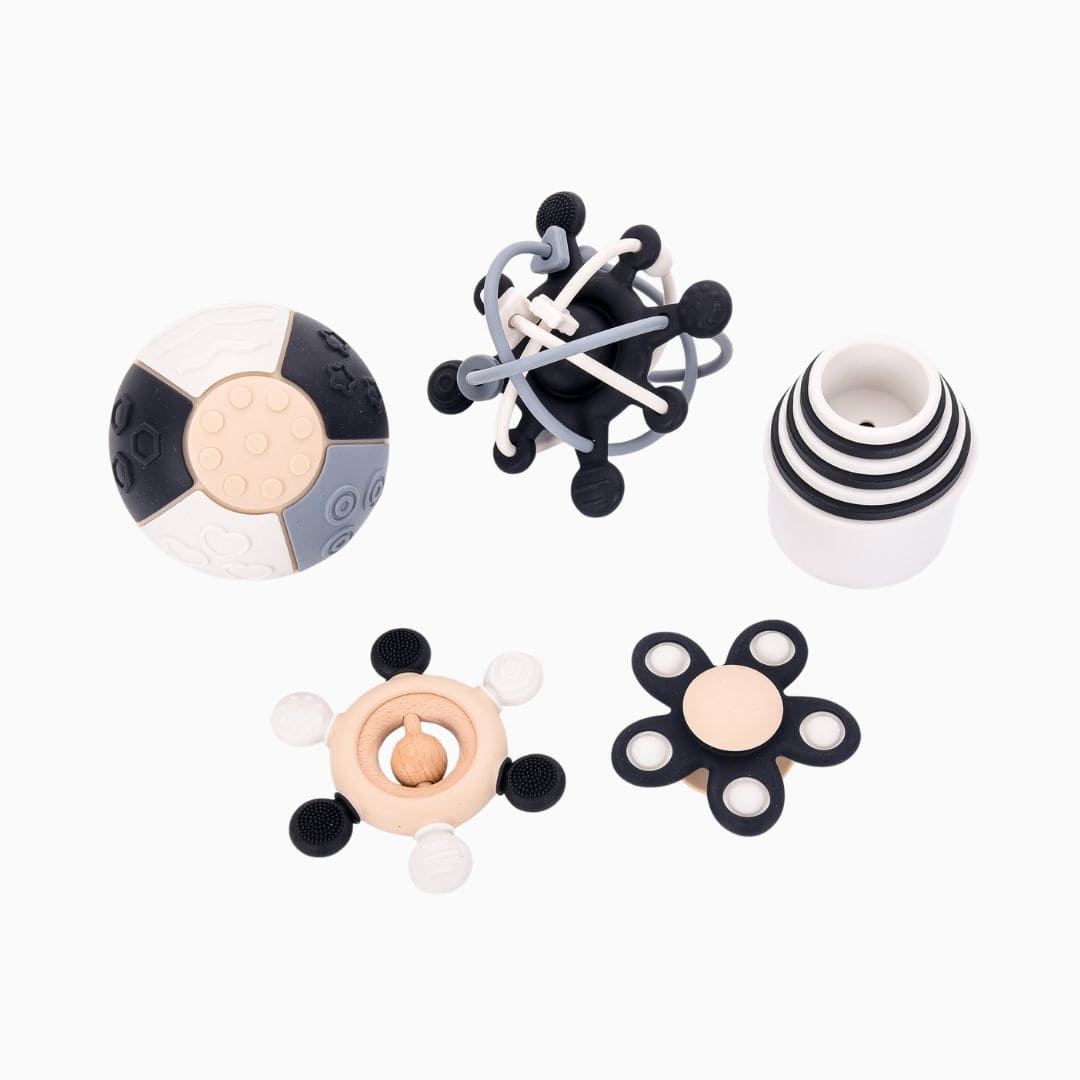 Tickit Silisoft Curiosity set zwart/wit