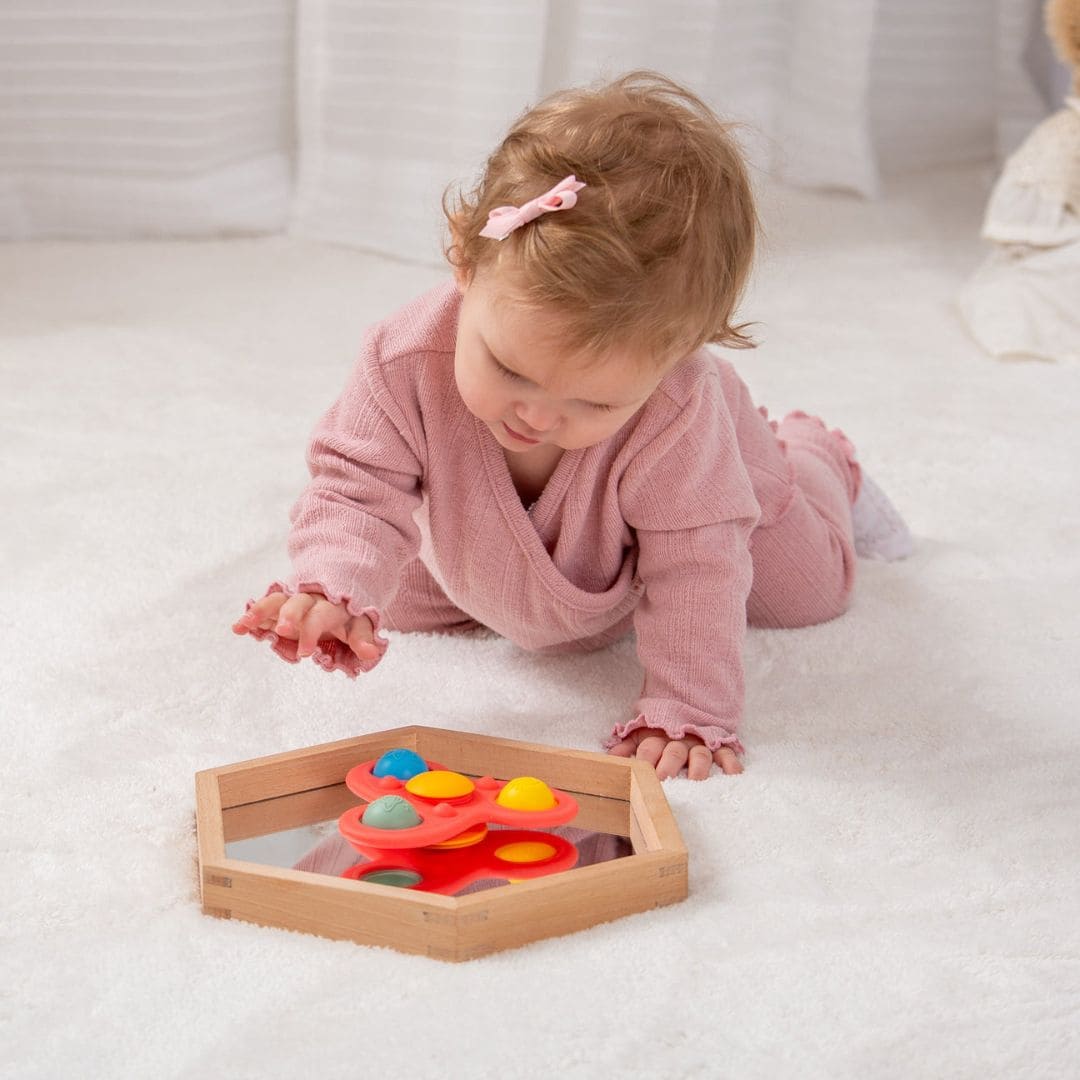 Tickit Silisoft Jumbo spinner - regenboog