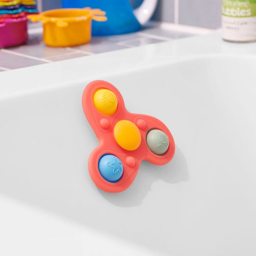 Tickit Silisoft Jumbo spinner - regenboog