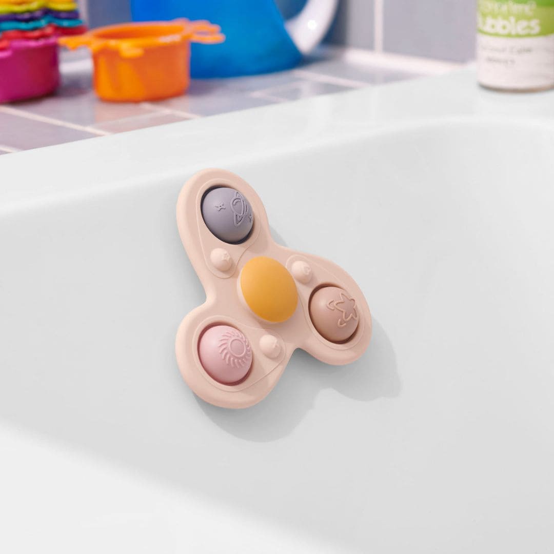 Tickit Silisoft Jumbo spinner - earth