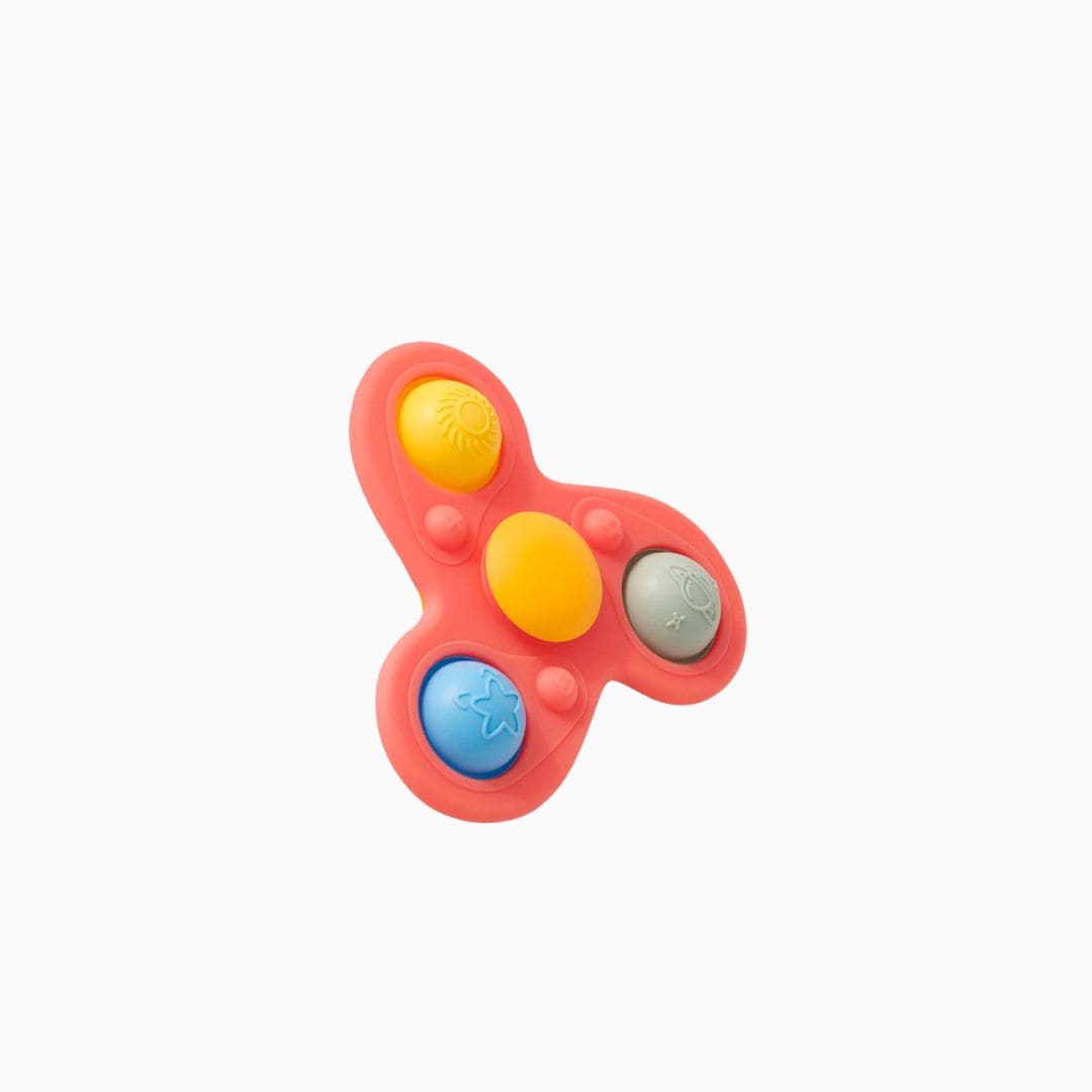 Tickit Silisoft Jumbo spinner - regenboog