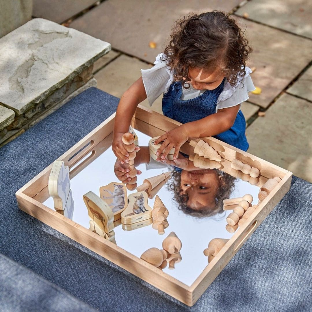 Tickit houten spiegelbak 