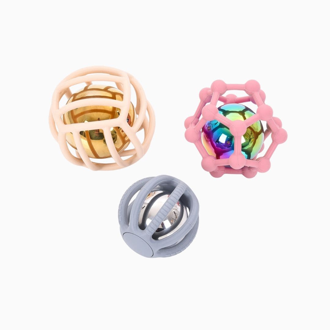 Tickit sensorische stalen ballen - set van 6