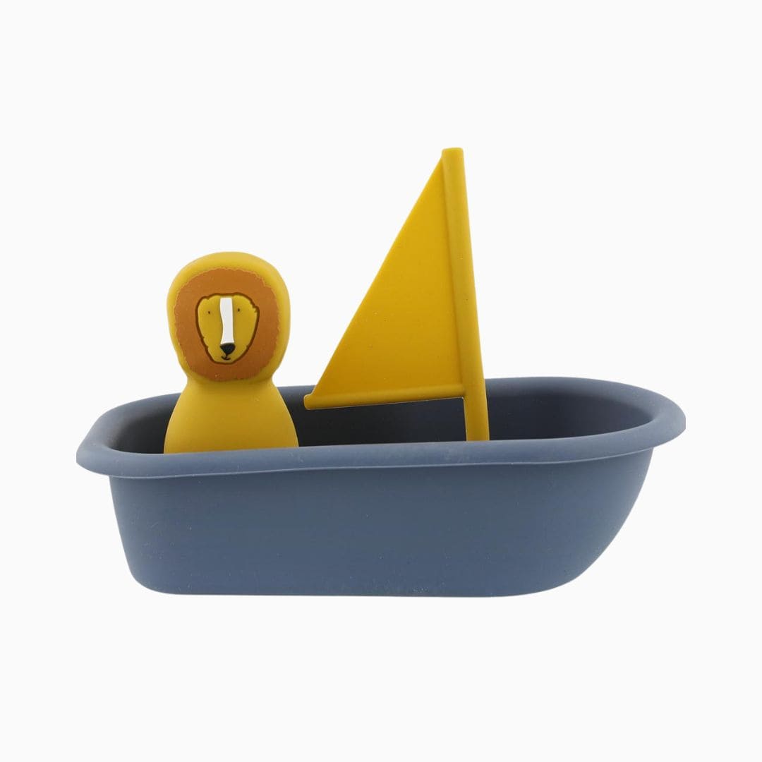 Trixie badboot van siliconen met speelfiguur Mr. Lion leeuw