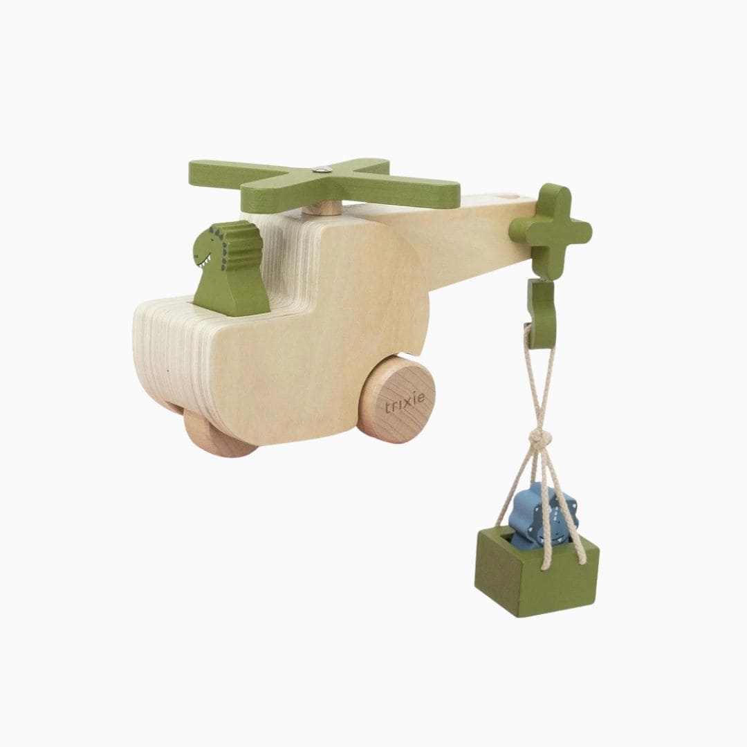 Trixie houten dierenhelikopter