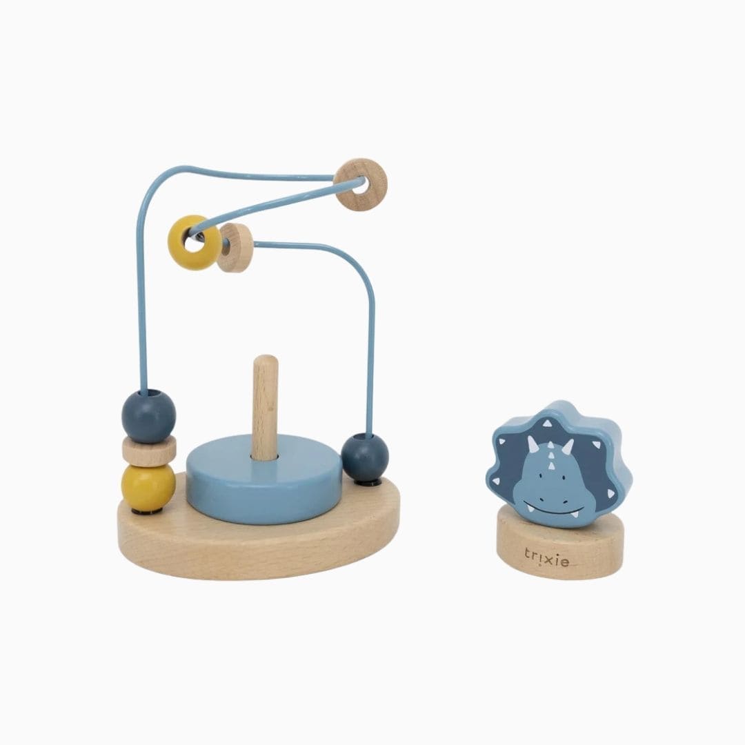 Trixie houten kralenframe Mr. Triceratops