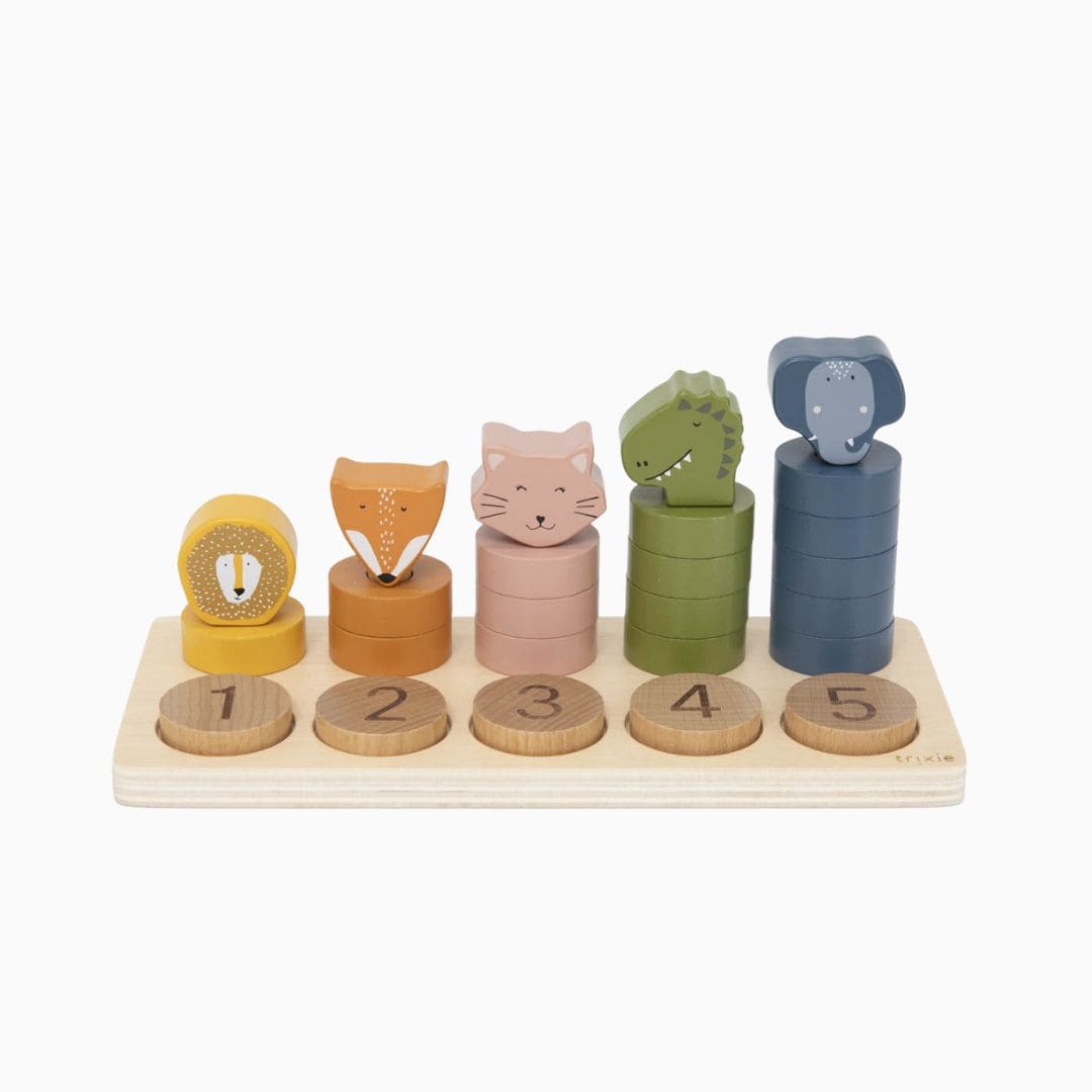 Trixie houten telpuzzel dieren