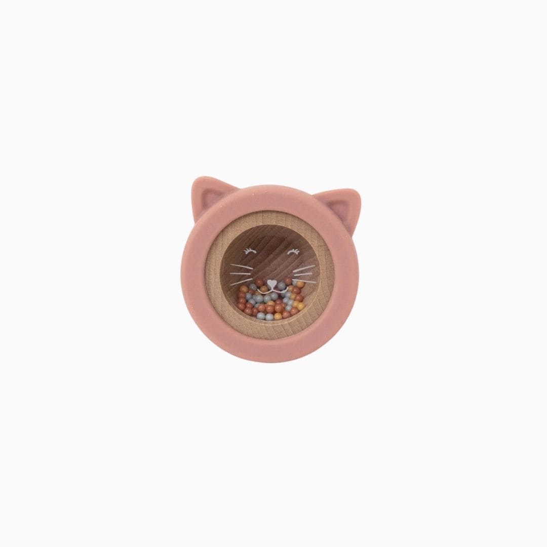 Trixie houten zaklamp met siliconen in het thema van Mrs. Cat