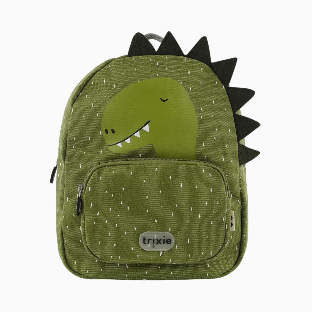 Trixie Baby school rugtas voor kinderen Mr. Dino dinosaurus donkergroen