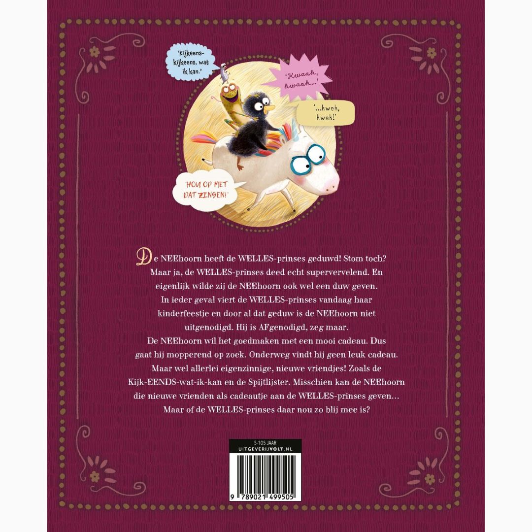 Voorleesboek de Neehoorn en het verjaardagsfeestje van Marc-Uwe Kling door uitgeverij Volt