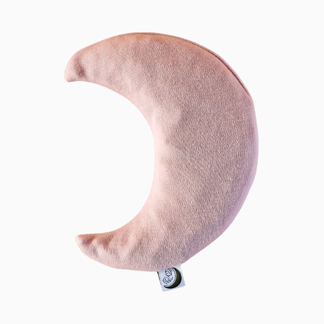 Warmtemaantje warmtekussen van merinos wol in de kleur licht roze van het merk Natural Cosy Kids