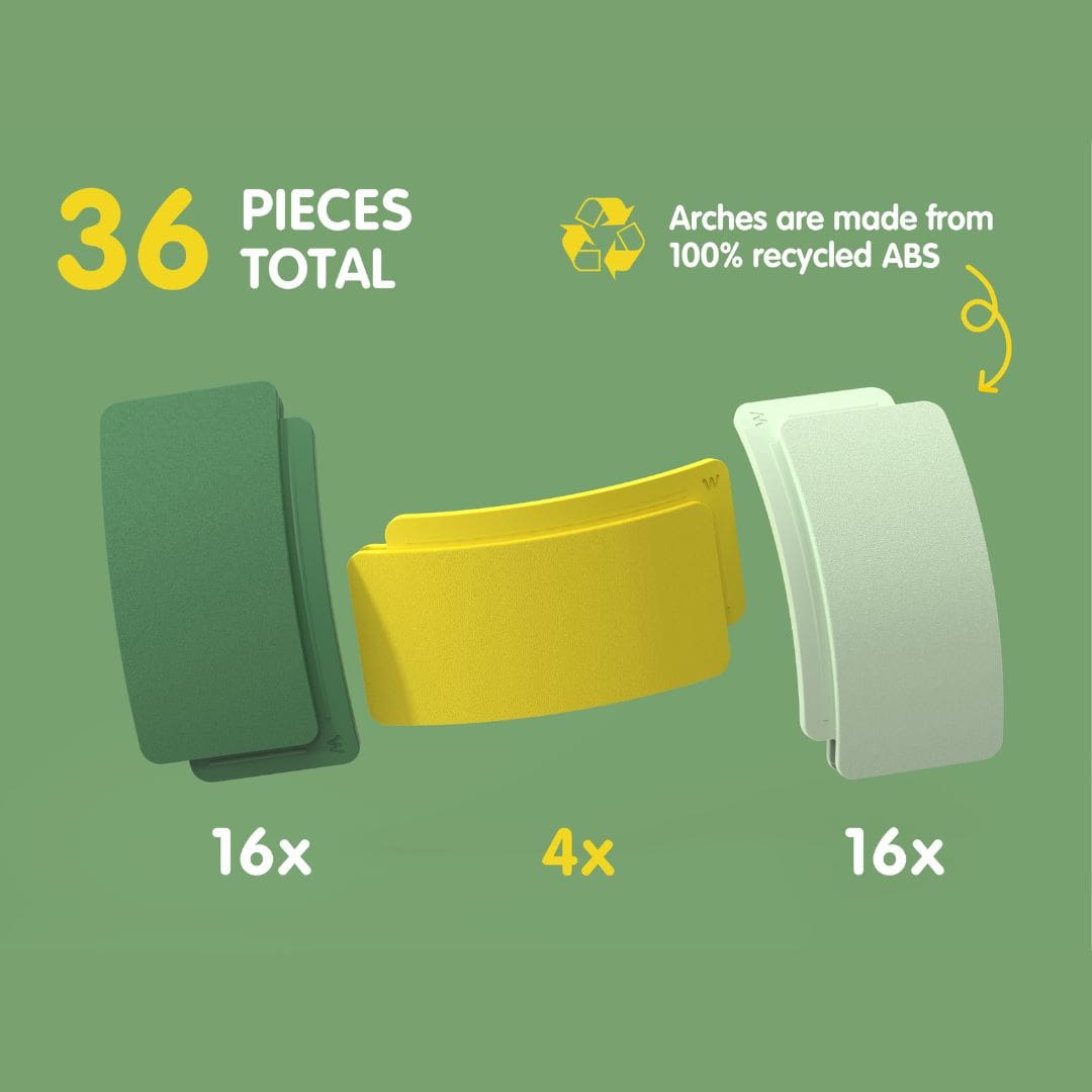 Waytoplay arches open einde speelgoedset 36-delig