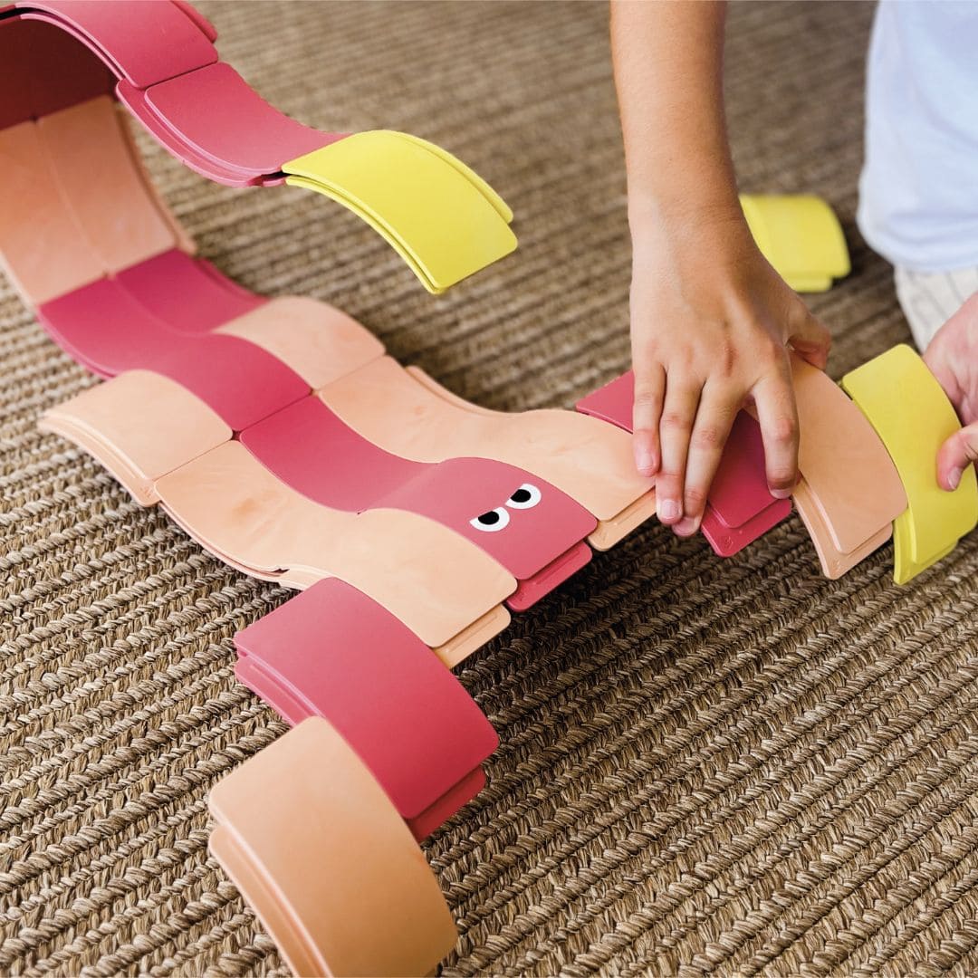 Waytoplay open einde speelgoed set arches in het thema reptielen