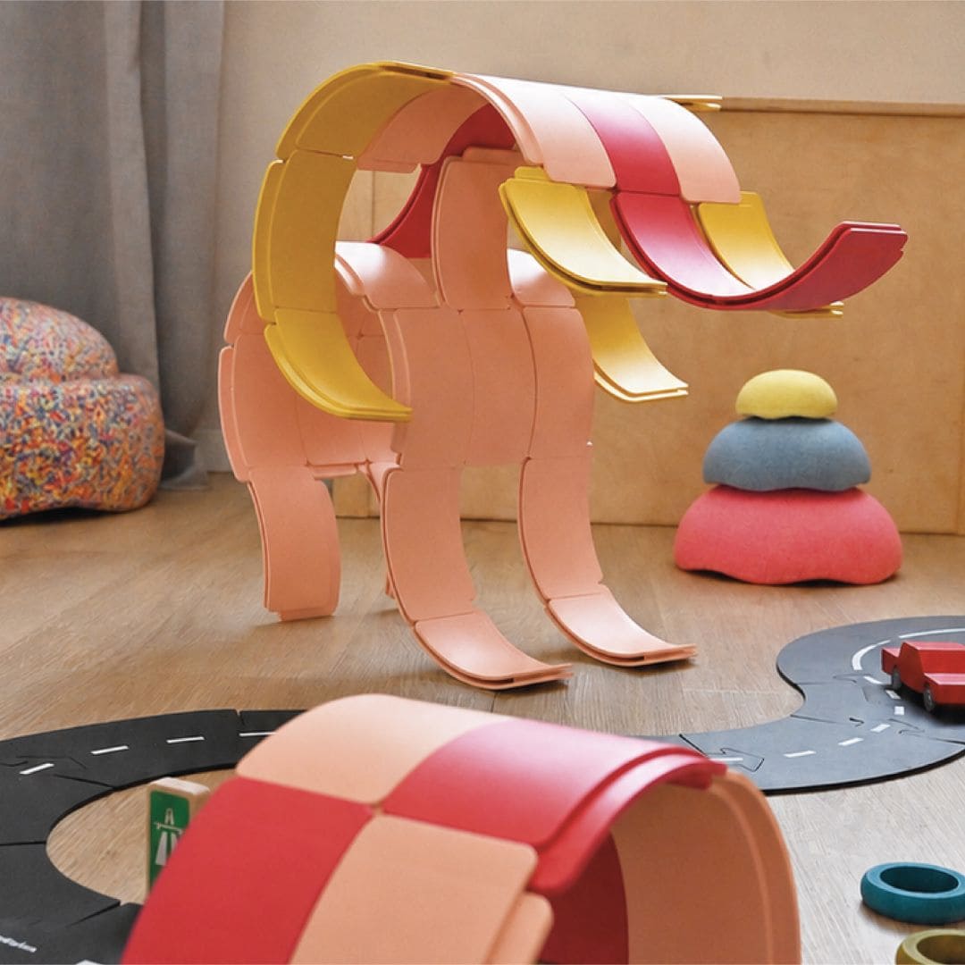 Waytoplay open einde speelgoed set arches in het thema reptielen