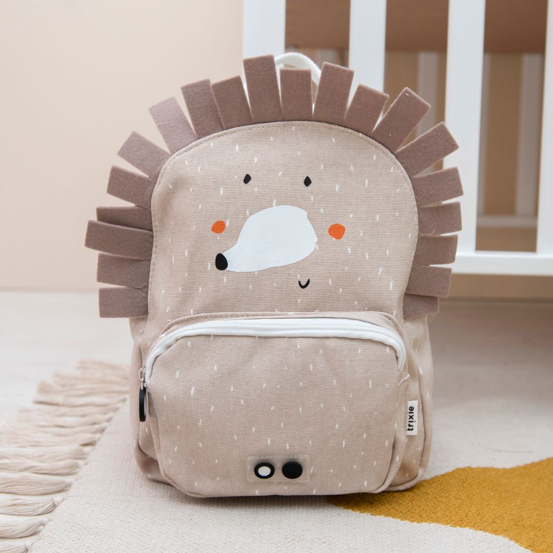 Trixie Baby kinderrugtas voor school Mrs Hedgehog egel beige 